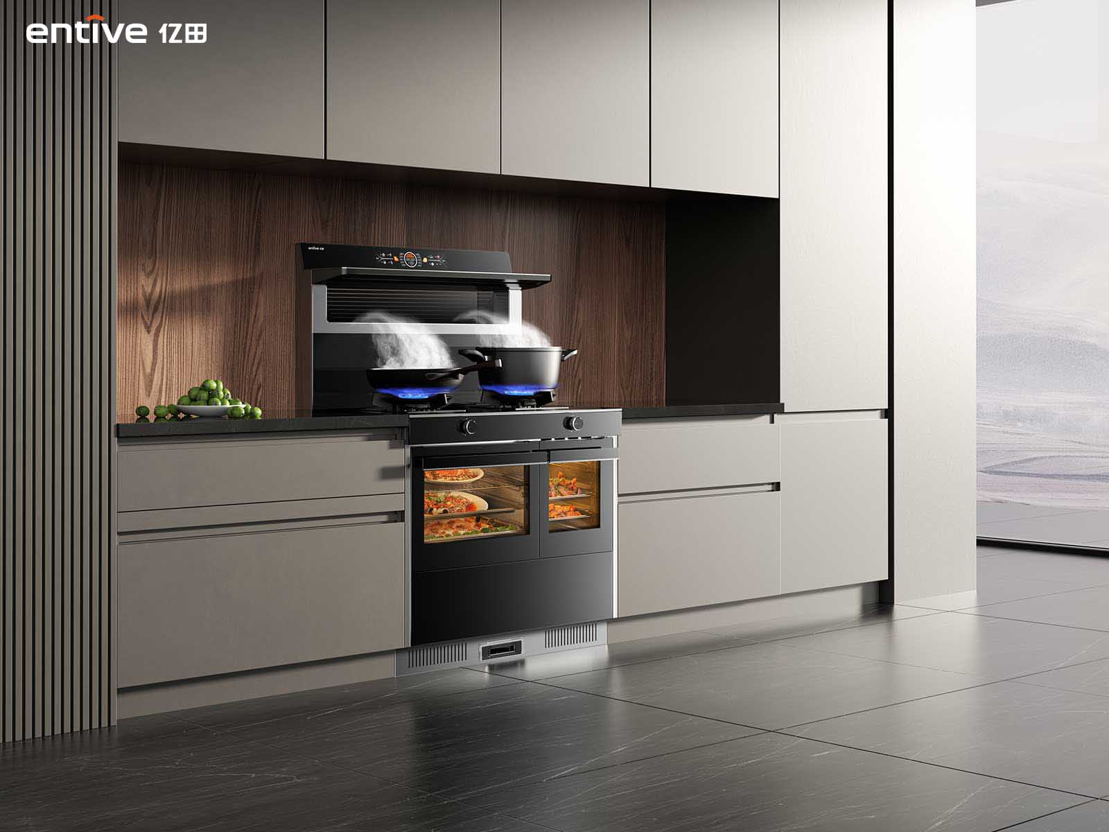 亿田S8D蒸烤独立集成灶