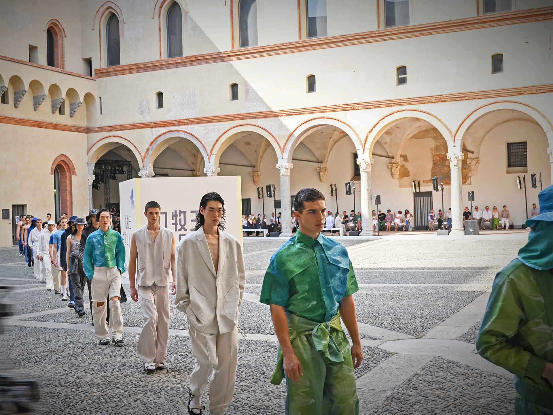 九牧王登陆米兰时装周