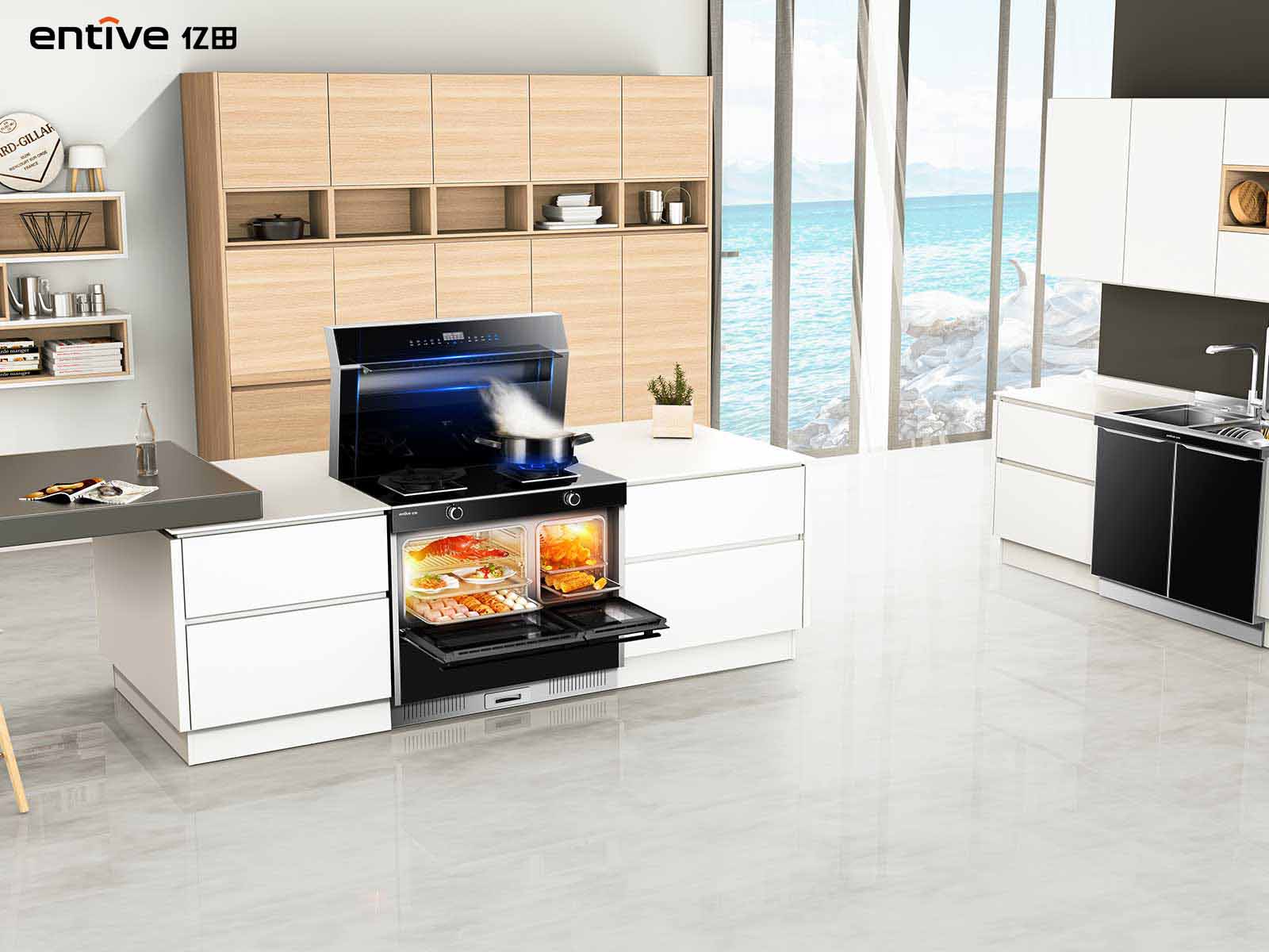 亿田S8E蒸烤独立集成灶