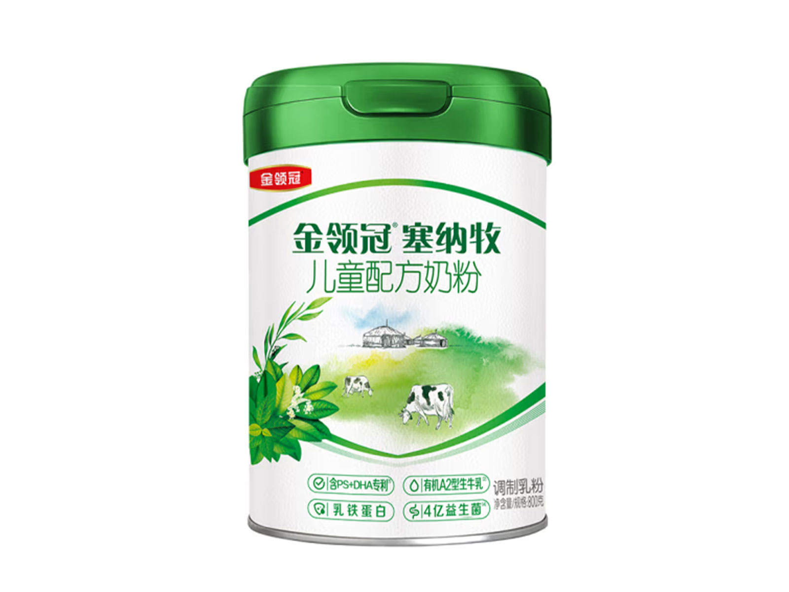 金领冠有机塞纳牧4段800g，突破传统有机，三重天然保护