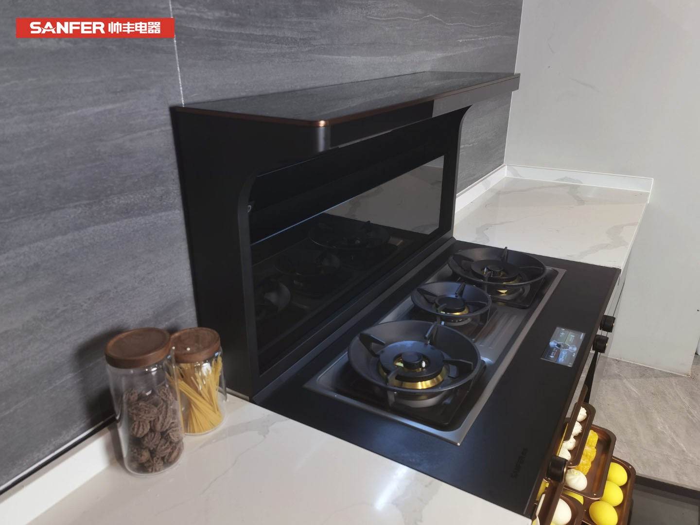 帅丰星辰X1蒸烤同步集成灶