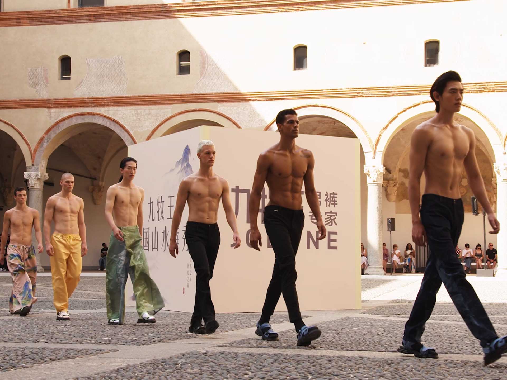 九牧王登陆米兰时装周