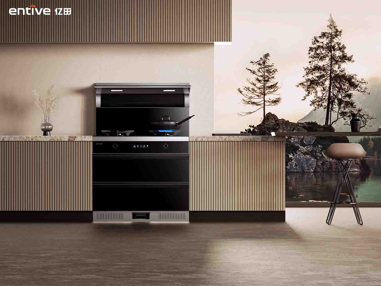 亿田C0C-A保洁柜集成灶