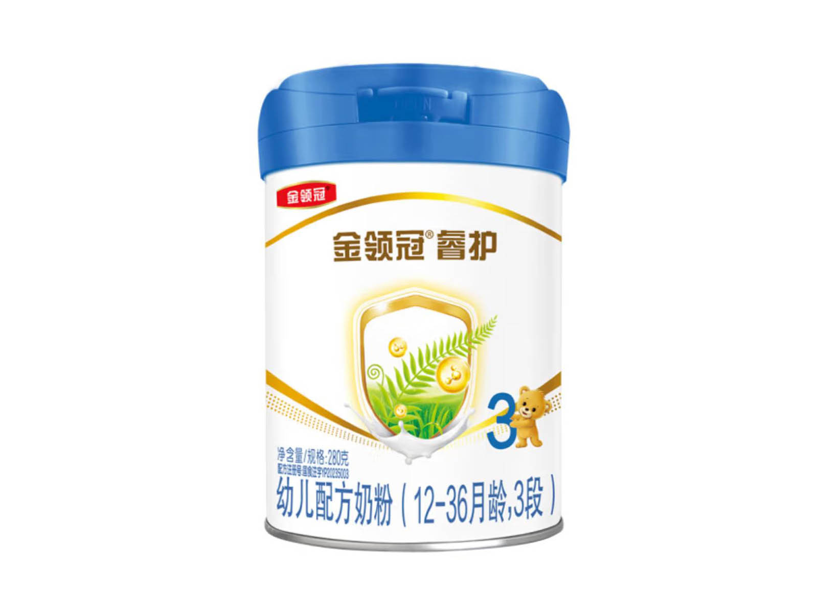 金領冠睿護草飼3段280g，天生雙保護，煥新好吸收