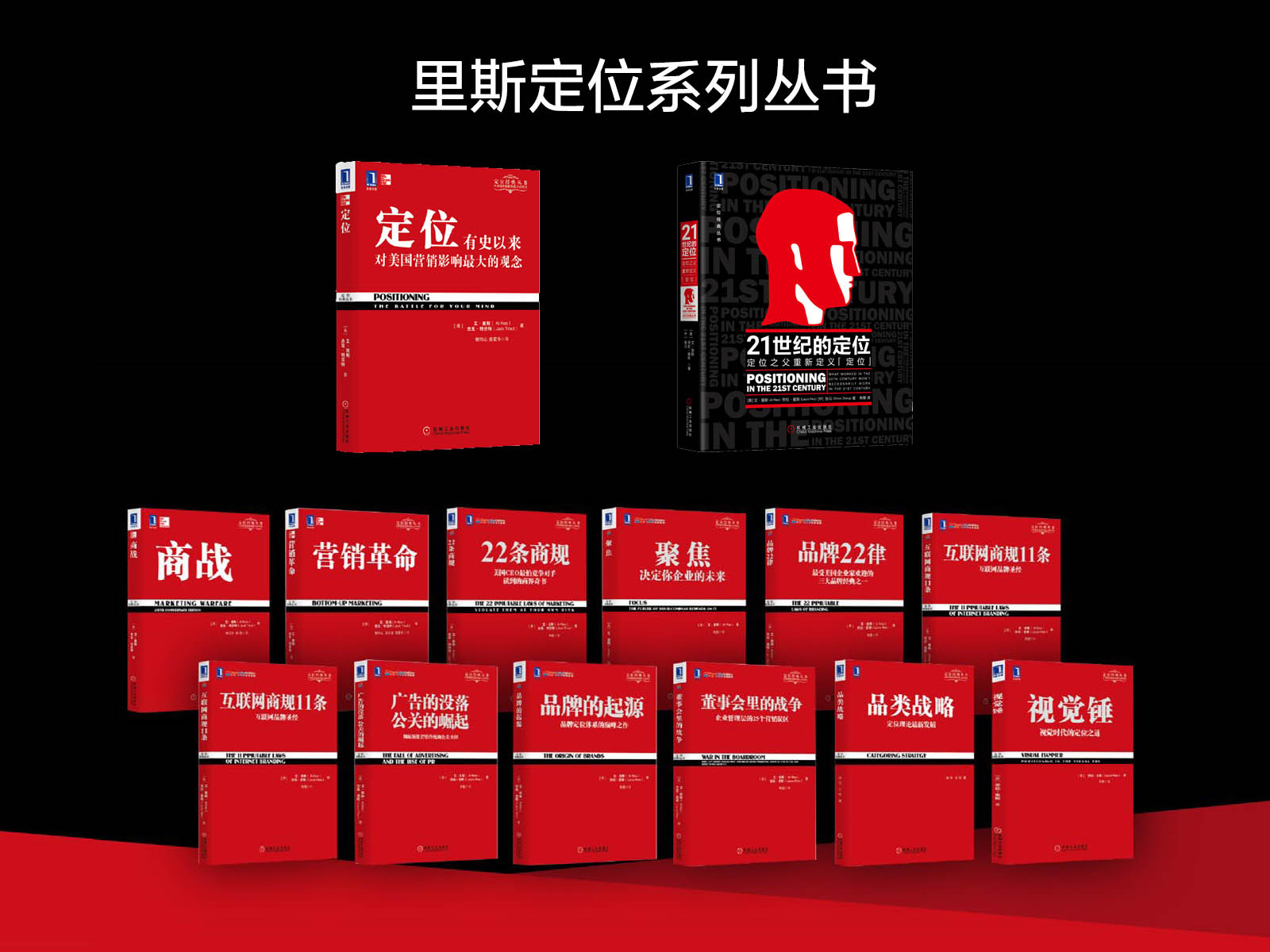 里斯定位中文系列书籍
